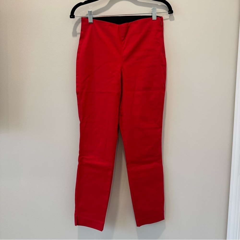 Old Navy Red Career Office Workwear Business Casual Trouser Pants Size 2 Colored